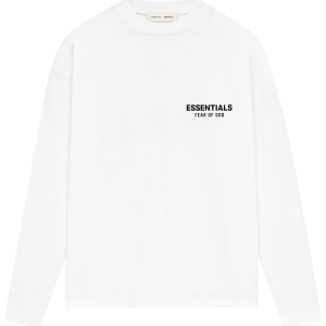 Essentials White Sweatshirt