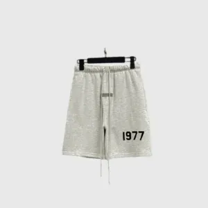 Essentials 1977 Logo Shorts Gray