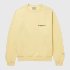 Essentials Fear Of God Yellow Sweatshirt