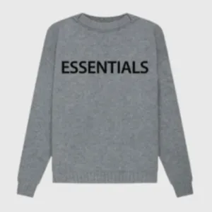 Fear Of God Essentials Gray Sweatshirt