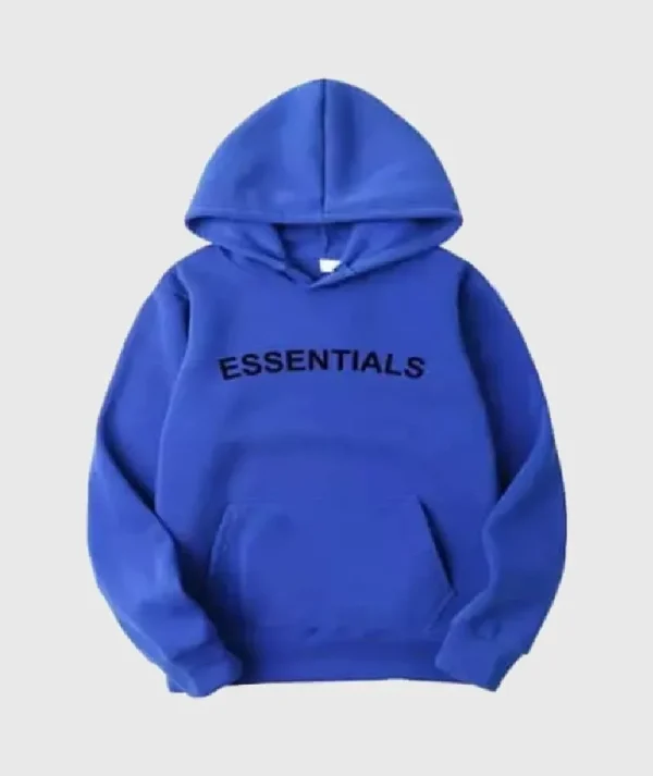 Fear Of God Essentials Blue Hoodie