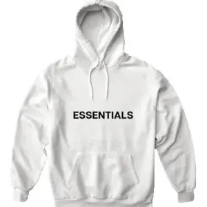 Essentials White Hoodie