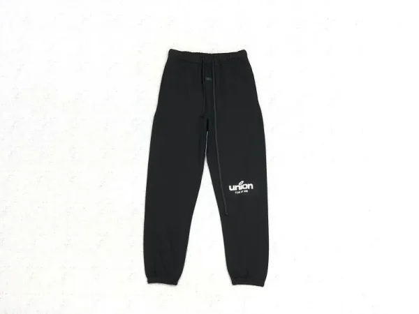Essentials x Union Black Sweatpant