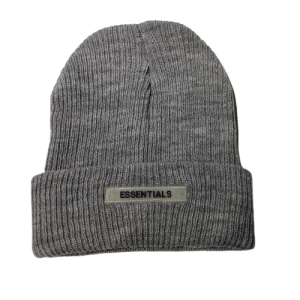 Essentials Black Beanie