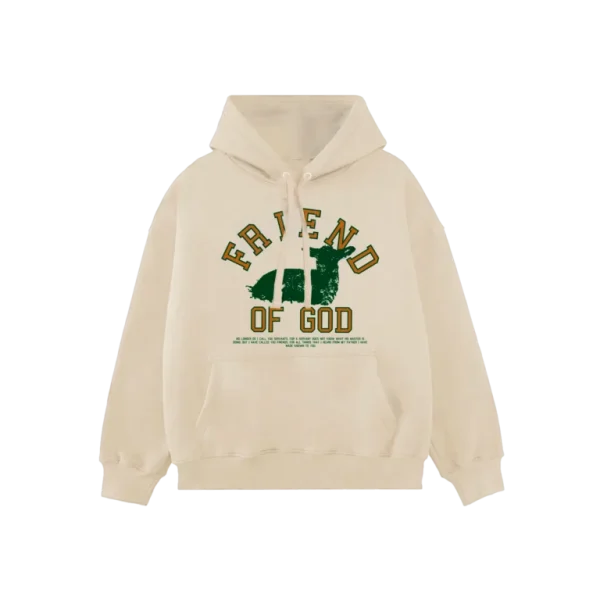 Cream Of God Friend Hoodie