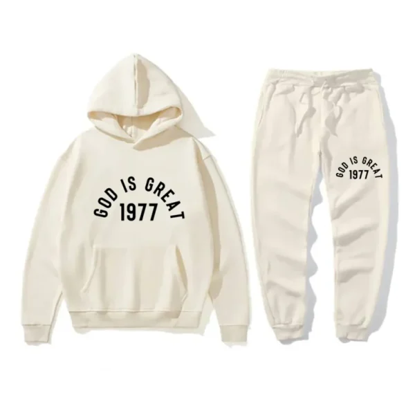 God Is Great 1977 Tracksuit Off White