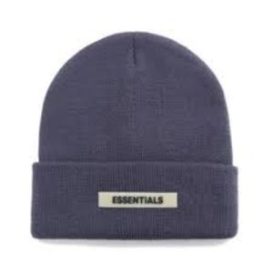 Blue Essentials Beanie Hat