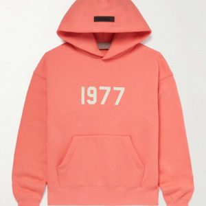1977 Essential Hoodie Pink