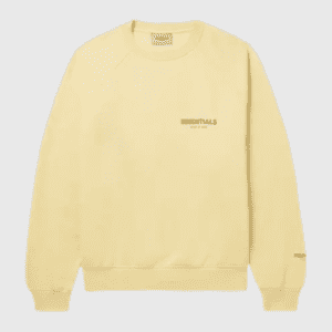 Essentials Fear Of God Yellow Sweatshirt
